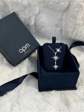 APM Triple Météorites Adjustable Necklace